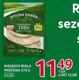 Selgros Kiełbasa biała parzona 375g Dolina Dobra oferta