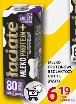 Selgros Mleko proteinowe bez laktozy UHT 1l Łaciate oferta