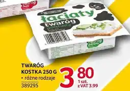 Selgros Twaróg kostka 250g - różne rodzaje Łaciate oferta