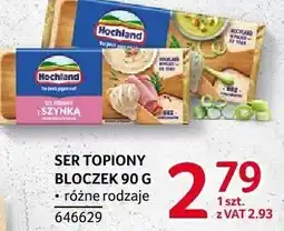 Selgros Ser topiony bloczek 90g - różne rodzaje Hochland oferta