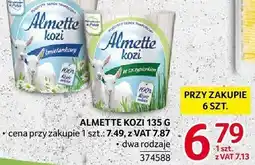 Selgros Almette kozi 135g - dwa rodzaje Hochland oferta