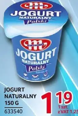 Selgros Jogurt naturalny 150g Mlekpol oferta