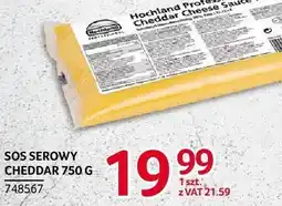 Selgros Sos serowy cheddar 750g Hochland oferta