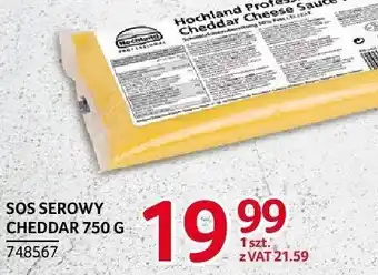 Selgros Sos serowy cheddar 750g Hochland oferta