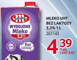 Selgros Mleko UHT bez laktozy 3,2% 1L Mlekpol oferta