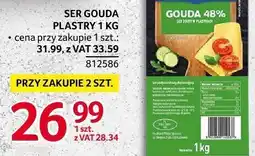 Selgros Ser gouda plastry 1kg Hochland oferta