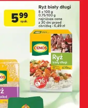 Carrefour Ryż biały długi Cenos oferta
