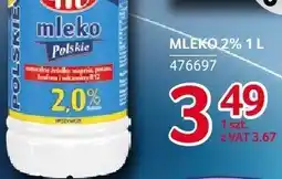 Selgros Mleko 2% 1L Mlekpol oferta