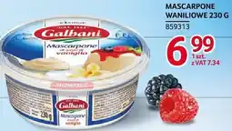 Selgros Mascarpone waniliowe 230g Galbani oferta