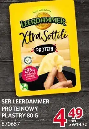 Selgros Ser leerdammer proteinowy plastry 80g oferta