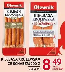 Selgros Kiełbasa królewska ze schabem 200 g Olewnik oferta