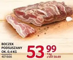Selgros Boczek podsuszany ok. 0,4 kg ZMB Białystok oferta
