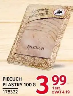 Selgros Piecuch plastry 100 g ZMB Białystok oferta