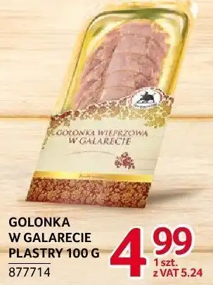 Selgros Golonka w galarecie plastry 100 g ZMB Białystok oferta