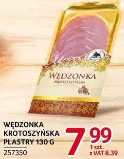 Selgros Wędzonka krotoszyńska plastry 130 g ZMB Białystok oferta