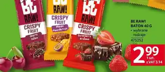 Selgros Baton be raw! 40g oferta