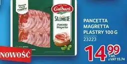 Selgros Pancetta magretta plastry 100 g Galbani oferta
