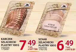 Selgros Schab szlachecki plastry 100 g ZMB Białystok oferta