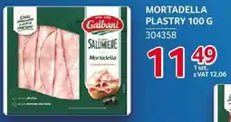 Selgros Mortadella plastry 100 g Galbani oferta