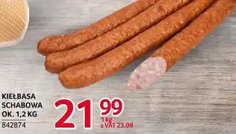 Selgros Kiełbasa schabowa ok. 1,2 kg Pekpol oferta
