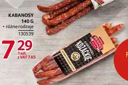 Selgros Kabanosy 140 g różne rodzaje Pekpol oferta