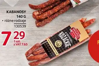 Selgros Kabanosy 140 g różne rodzaje Pekpol oferta