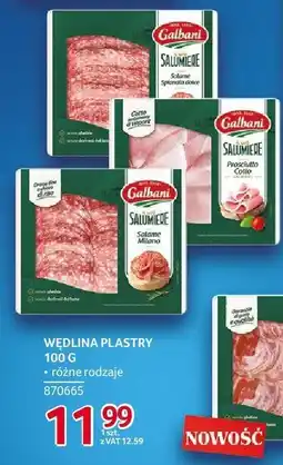 Selgros Wędlina plastry 100 g Galbani oferta