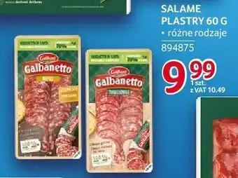 Selgros Salame plastry 60 g Galbani oferta