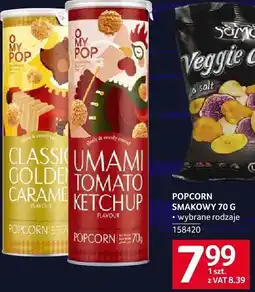Selgros Popcorn smakowy 70g My Pop oferta