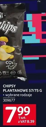 Selgros Chipsy plantanowe 57/75g Samai oferta