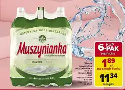 Carrefour Woda niegazowana Muszynianka oferta