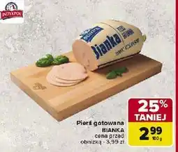 Carrefour Pierś z indyka gotowana bianka Indykpol oferta