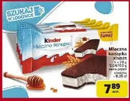 Carrefour Baton Kinder Mleczna Kanapka oferta