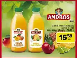 Carrefour Sok jabłko-mango Andros oferta