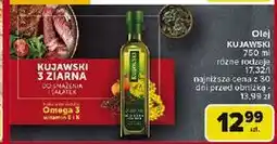 Carrefour Olej z lnem oraz pestakami dyni Kujawski 3 Ziarna oferta