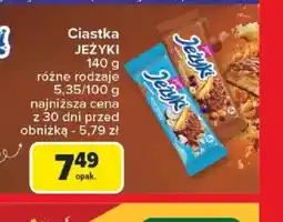 Carrefour Ciastka Jeżyki oferta