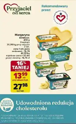 Carrefour Margaryna 100% roślinna Benecol oferta