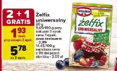 Carrefour Żelfix uniwersalny Dr. Oetker oferta
