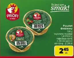 Carrefour Pasztet z drobiem suszonymi pomidorami i bazylią Profi Wielkopolski oferta