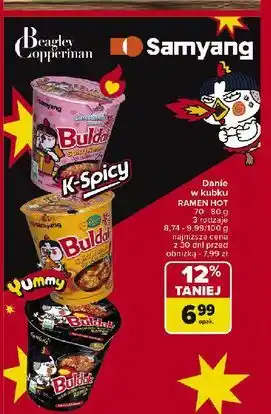 Carrefour Zupa ramen ostry kurczak Samyang (Spożywcze) oferta