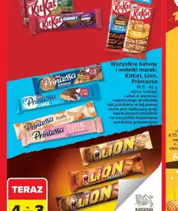 Carrefour Batony i wafelki KitKat, Lion, Princessa oferta