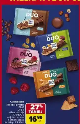 Carrefour Czekolada crunchy duo Ritter Sport oferta