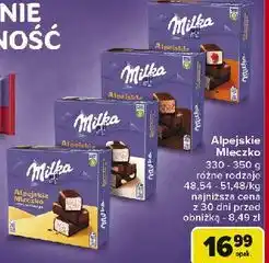 Carrefour Czekoladki czekoladowo-pomarańczowe Milka Alpejskie Mleczko oferta