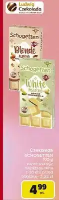 Carrefour Czekolada blonde almond Schogetten oferta