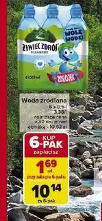 Carrefour Woda niegazowana Żywiec Zdrój Zdrojek oferta