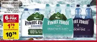 Carrefour Woda lekko gazowana Żywiec Zdrój oferta