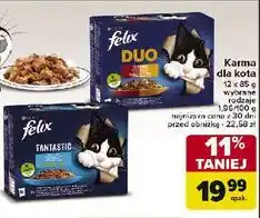 Carrefour Karma dla kota wiejskie smaki Purina Felix Fantastic Duo oferta