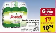 Carrefour Woda niegazowana Muszynianka oferta