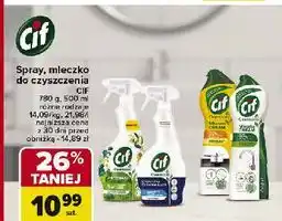 Carrefour Mleczko do czyszczenia z mikrokryształkami original Cif Cream oferta