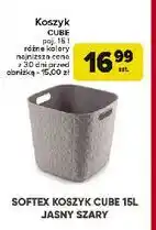 Carrefour Kosz softex cube 15 l Curver oferta
